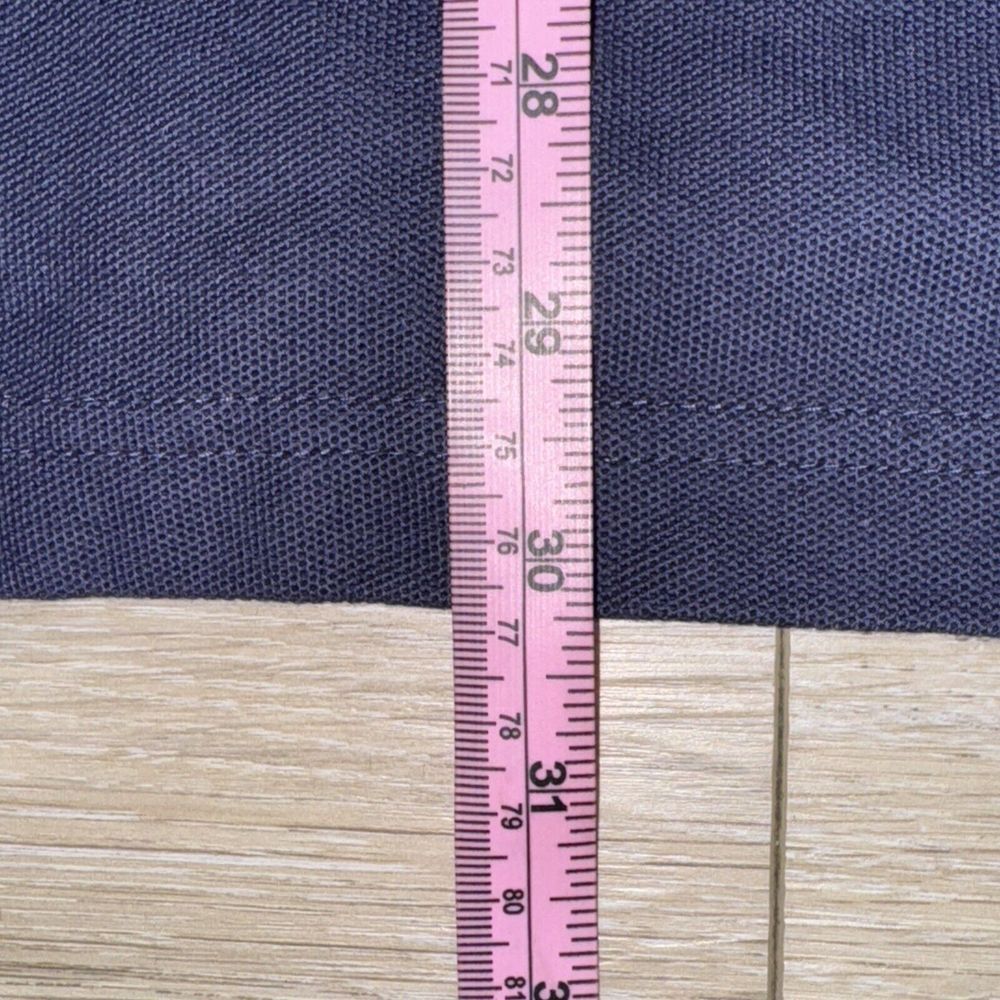 Jos A Bank Travelers Collection Polo Shirt‎ Mens M Navy Blue Long Sleeve Stretch - Picture 5 of 8